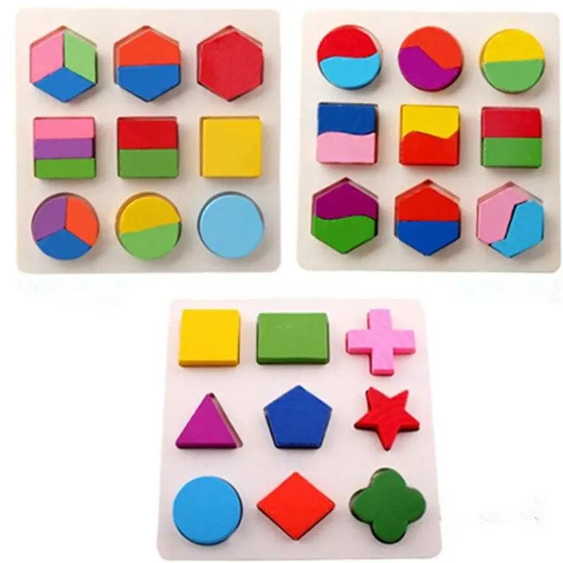 Quebra-Cabeça de Cores e Formas Geométricas: Diversão Garantida Desenvolva Seu Filho