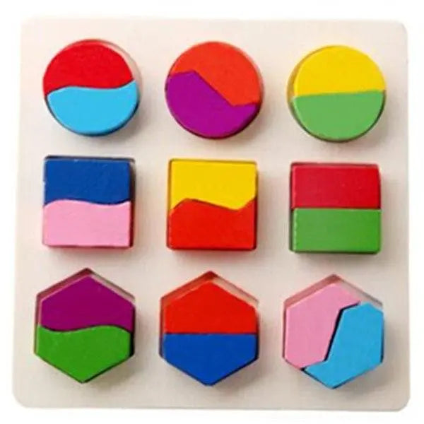 Quebra-Cabeça de Cores e Formas Geométricas: Diversão Garantida Desenvolva Seu Filho