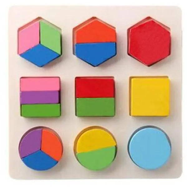 Quebra-Cabeça de Cores e Formas Geométricas: Diversão Garantida Desenvolva Seu Filho