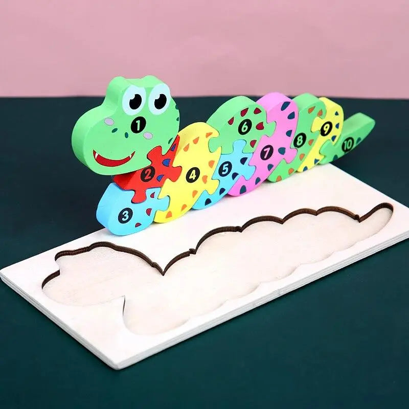 Quebra-cabeça 3D: Vamos Contar - Diversão Educativa para Crianças Desenvolva Seu Filho