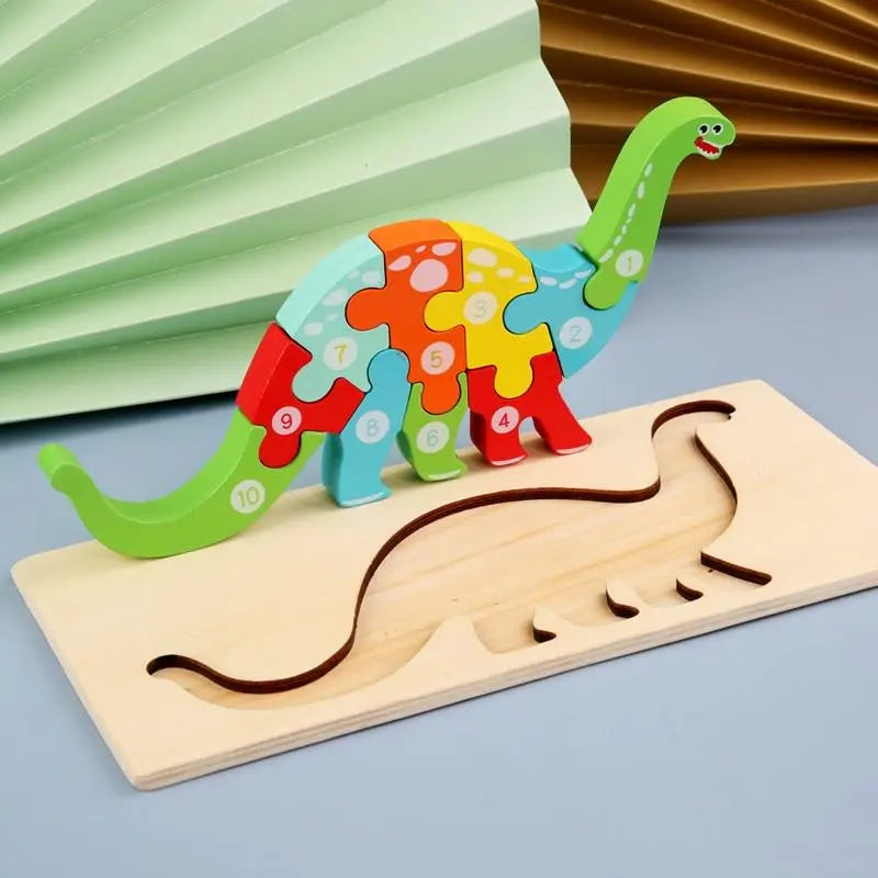 Quebra-cabeça 3D: Vamos Contar - Diversão Educativa para Crianças Desenvolva Seu Filho