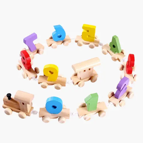 Trenzinho Numerais Montessoriano +2anos Desenvolva Seu Filho