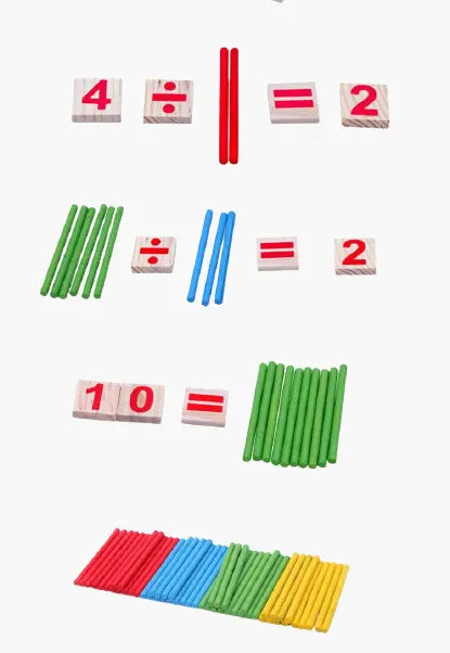 Caixinha da Matemática com 72 Peças: Aprendizado Divertido e Eficiente balao magico