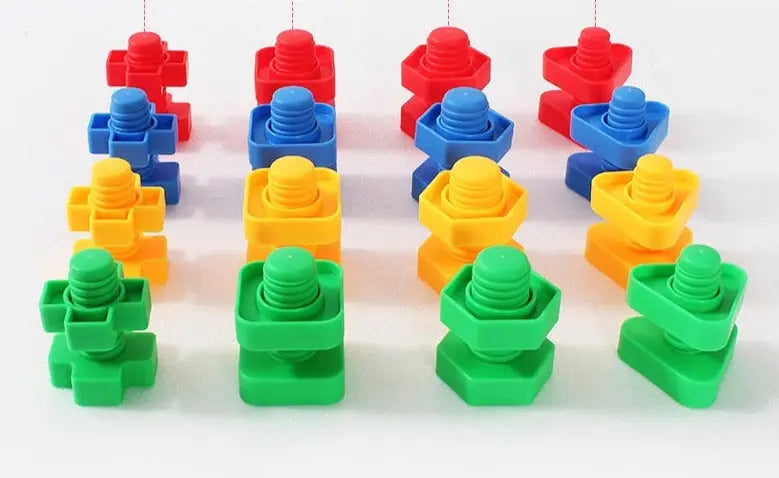 Brinquedos Montessori - ovos e parafusos - Balão Mágico