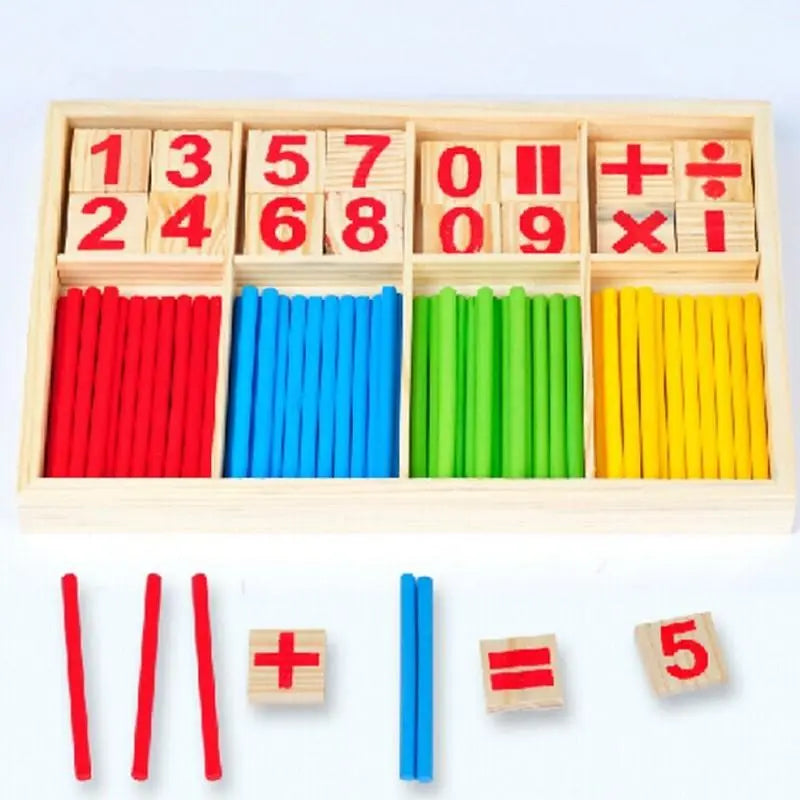 Caixinha da Matemática com 72 Peças: Aprendizado Divertido e Eficiente balao magico