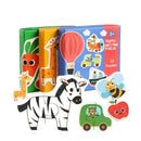 Quebra-cabeça educativo de madeira Desenvolva Seu Filho