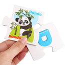 Desafio Educativo: Quebra-Cabeça Inglês de 78 Peças com Alfabeto Desenvolva Seu Filho