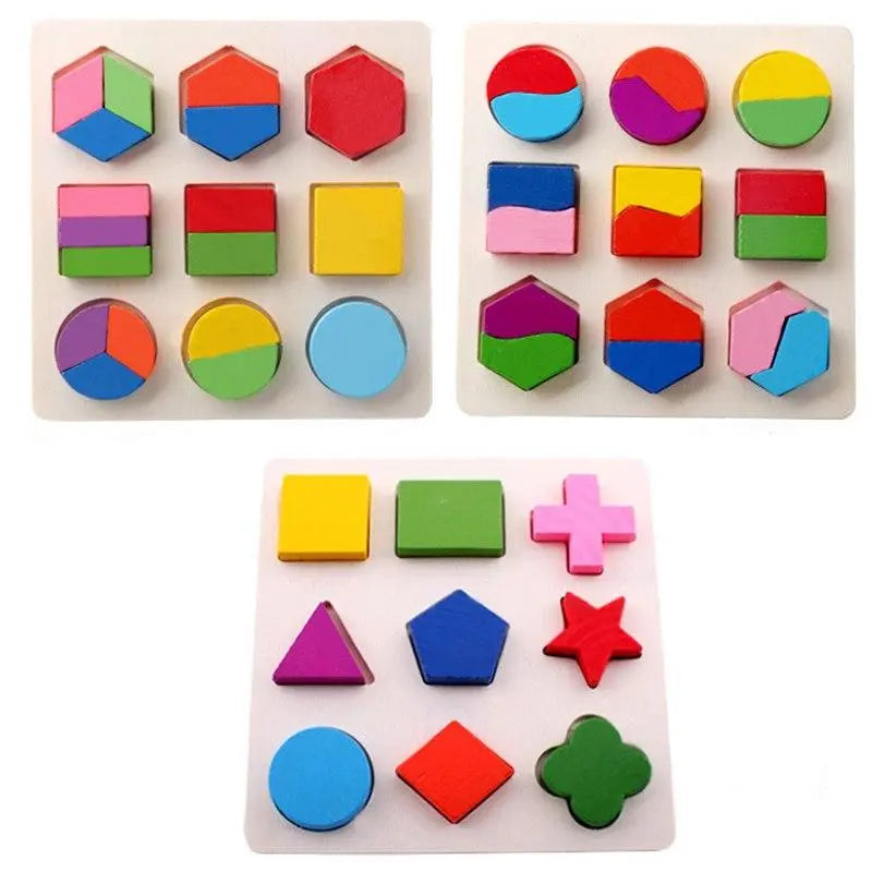 Quebra-Cabeça de Cores e Formas Geométricas: Diversão Garantida Desenvolva Seu Filho