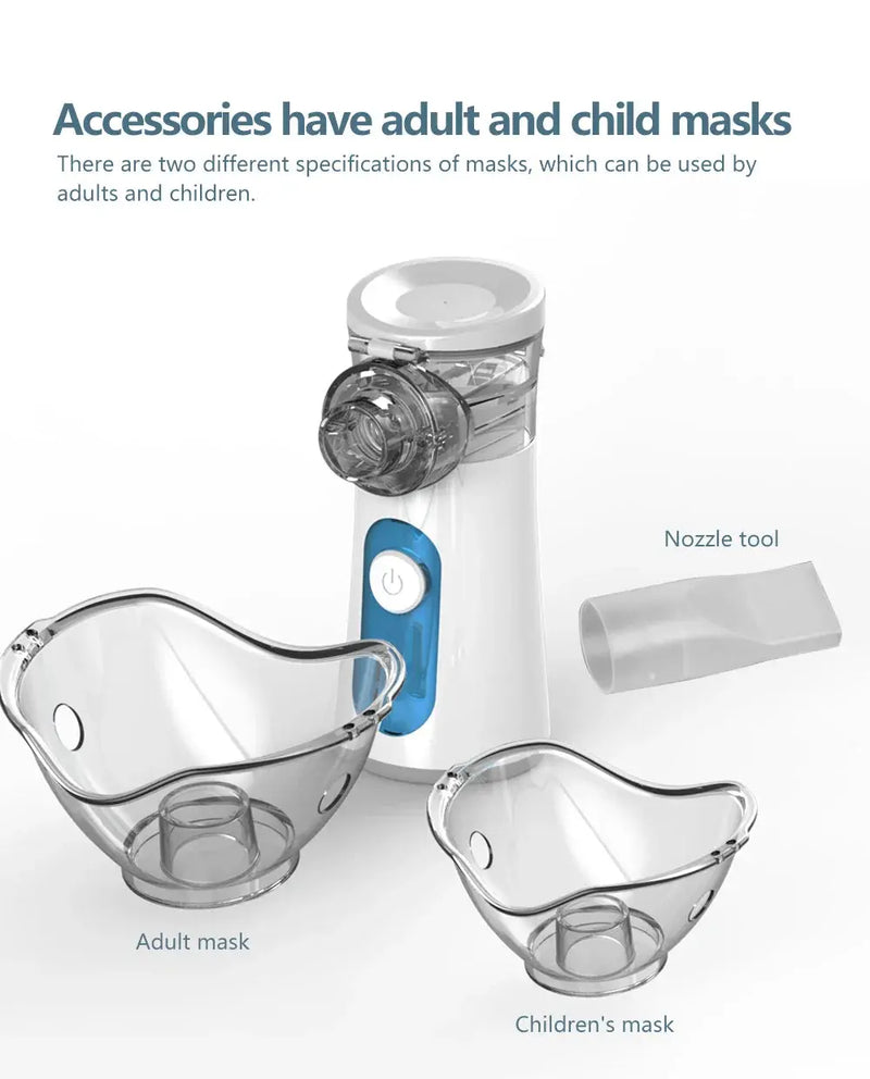 Nebulizador Portátil Silent Breeze – Conforto e Silêncio Balão Mágico