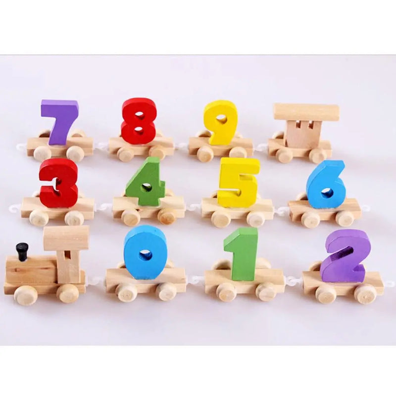 Trenzinho Numerais Montessoriano +2anos Desenvolva Seu Filho